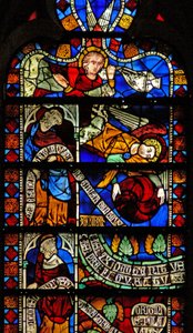 Fenster w8, Baum des Lebens von French School