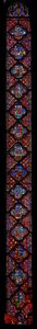 Window w9 Dániel könyve alkotó: French School