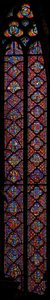 Window w9 Keresztelő Szent János története (L) és Dániel könyve ® alkotó: French School