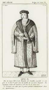 XIII Siecle, Regne de Louis IX, Louis IX (gravírozás) alkotó: French School