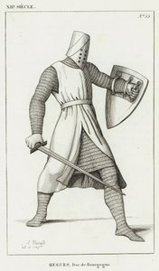 XII. század, Hugh, Burgundia hercege (metszet) alkotó: French School