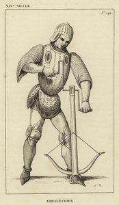 XIV Siecle, Arbaletrier (metszet) alkotó: French School