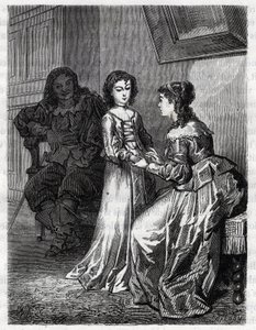 Bűnös a fejed, ha a szíved nem bűnös – mondta Madame de Lanclos lányának, Anne „Ninonnak” az Enclosból (vagy Ninon de Lenclosból vagy Ninon de Lanclosból). alkotó: French School