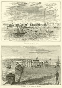 Zanzibár (metszet) alkotó: French School