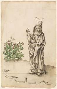 "Ne egyél babot" [fol. 25 recto] alkotó: French early 16th Century