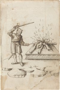 "Ne szurkálj a tüzet karddal" [fol. 20 recto]