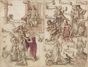 „Töröld el az edény nyomát a hamuban” [fol. 32 verso / 33 recto] alkotó: French early 16th Century