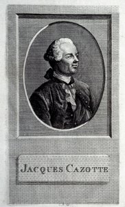 A szerző portréja, Jacques Cazotte 1720-1792, 18. század. alkotó: French master.