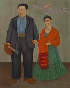 Frieda és Diego Rivera alkotó: Frida Kahlo