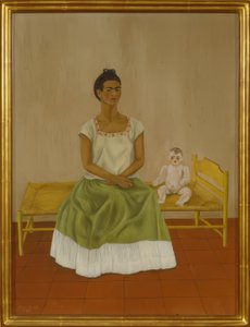 Önarckép ággyal alkotó: Frida Kahlo