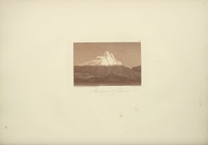 Jlinissa hegyei, Gmelin rajza, bu Arnold vésése, illusztráció Alexander von Humboldt és Aime Bonpland „Kordillerák és Amerika őslakosainak emlékművei” című művéből alkotó: Friedrich Alexander Baron von (after) Humboldt