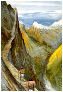 A nerpani pálya, Tibet, 1898. alkotó: Friedrich Arnold Brockhaus