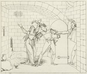 Illusztráció Goethes Fausthoz alkotó: Friedrich August Moritz Retzsch