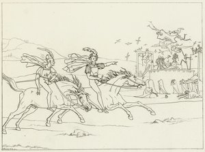 Illusztráció Goethes Fausthoz alkotó: Friedrich August Moritz Retzsch