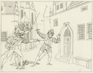Illusztráció Goethes Fausthoz alkotó: Friedrich August Moritz Retzsch