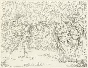 Illusztráció Goethes Fausthoz alkotó: Friedrich August Moritz Retzsch
