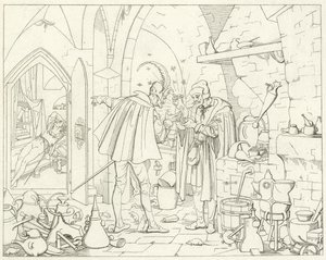 Illusztráció Goethes Fausthoz alkotó: Friedrich August Moritz Retzsch
