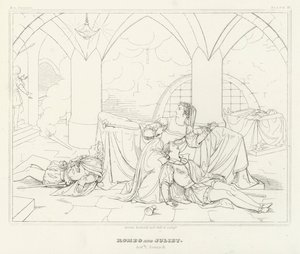 Rómeó és Júlia, V. felvonás, 3. jelenet (metszet)