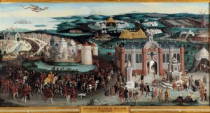 Interjú I. Francois-szal és VIII. Henrikkel a Camp du cloth d