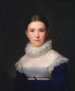 Lina Groger, a művész nevelt lányának dorréja, 1815