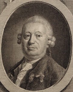 Johann Heinrich Rolle zeneszerző portréja 1716-1785, 1780. alkotó: Friedrich Christian Gottlieb Geyser