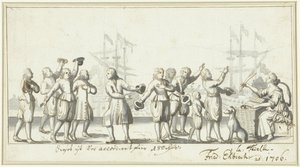 Az 1706-os béketárgyalások jelképe (?) alkotó: Friedrich Ebisch