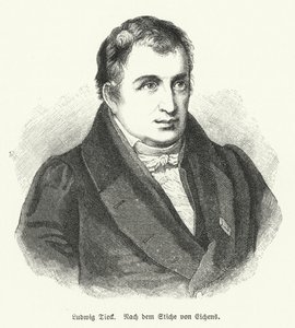 Ludwig Tieck német költő és kritikus (litho) alkotó: Friedrich Eduard Eichens