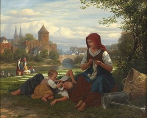 Friedrich Eduard Meyerheim - A sápadt, 1845 alkotó: Friedrich Eduard Meyerheim