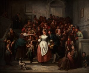 A sorsolás után alkotó: Friedrich Friedländer Ritter von Malheim