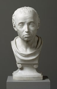 Emmanuel Kant (1724-1804) portréja, 1801 (márvány)