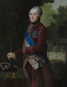Peter von Biron 1724-1800, Kurland és Szemgallia hercegének portréja, 1781