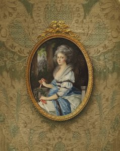 Erzsébet Wilhelmine Louise hercegnő, Württembergi Jenő herceg lányának portréja, 1788