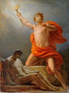 Prométheusz tüzet hoz az emberiségnek, 1817