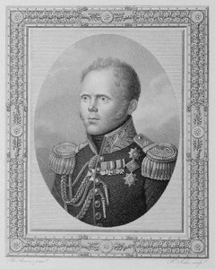 Konstantin Pavlovics orosz nagyherceg portréja 1779-1831, 19. század első negyede. alkotó: Friedrich John