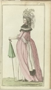 Journal of Luxury and Fashions 1786, I. kötet, T. 18 alkotó: Friedrich Justin Bertuch