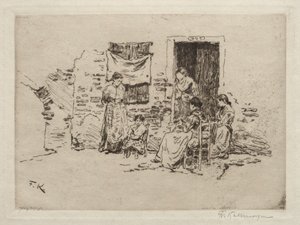 Chioggia. alkotó: Friedrich Kallmorgan