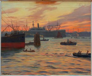 Hamburg kikötője