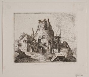 Rom a toronnyal alkotó: Friedrich Münter
