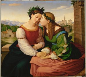 Németország és Olaszország, 1828 után (olaj, vászon)