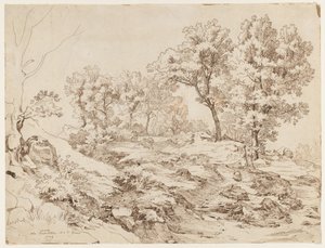 La Serpentara Olevano közelében, 1829. alkotó: Friedrich Preller