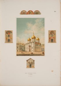 Az elmúlás székesegyháza a moszkvai Kremlben, 1850 alkotó: Friedrich Richter