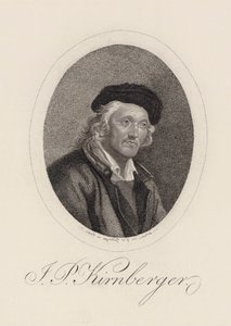 Johann Philipp Kirnberger zeneszerző portréja 1721-1783.