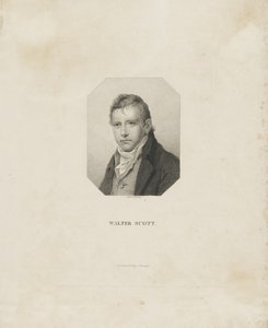 Sir Walter Scott történelmi regényíró és költő portréja 1771-1832, kb. 1825.