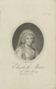 Gertrud Elisabeth Mara, született Schmeling 1749-1833, 1803. alkotó: Friedrich Wilhelm Nettling