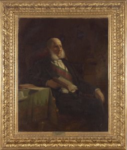 Anton Ritter von Schmerling (1805-1893), az osztrák birodalmi tanács elnöke. alkotó: Friedrich von Amerling