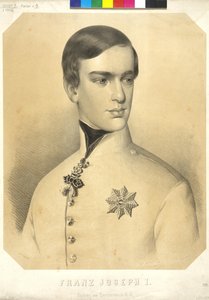I. Ferenc József osztrák császár alkotó: Friedrich von Amerling