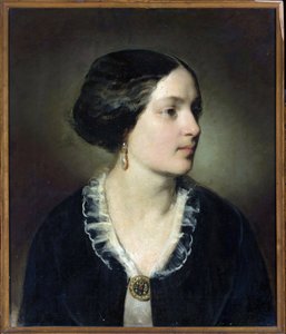 Katarzyna Potocka grófnő (1825-1907), sz. Branicka – Friedrich Ritter von Amerling (1803-1887) portréja. Olajfestmény alkotó: Friedrich von Amerling