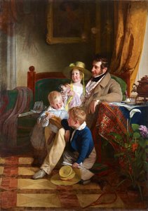Rudolf von Arthaber és gyermekei Rudolf, Emilie és Gustav