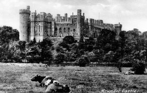 Arundel kastély, West Sussex, XX. század eleje.