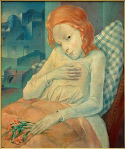 Beteg lány alkotó: Fritz Burmann